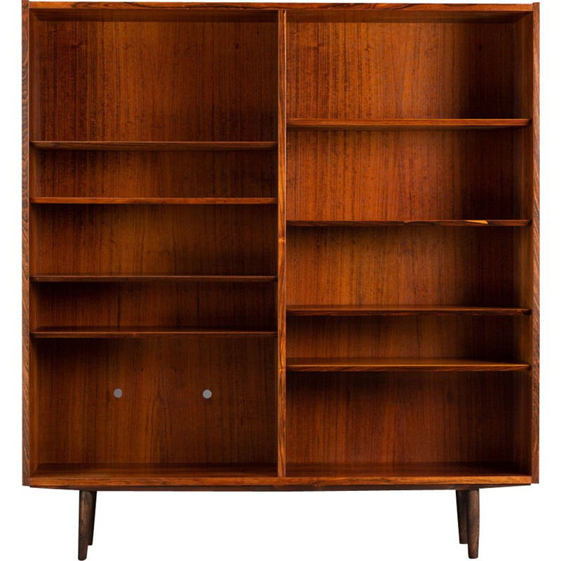 Vintage Bookcase in Rosewood by Poul Hundevad for Hundevad & Co, Danish, 1960s