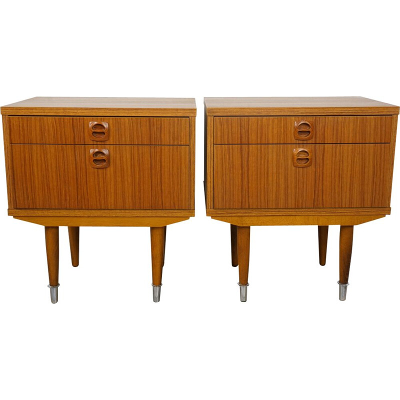Vintage pair of night stands from the 50s