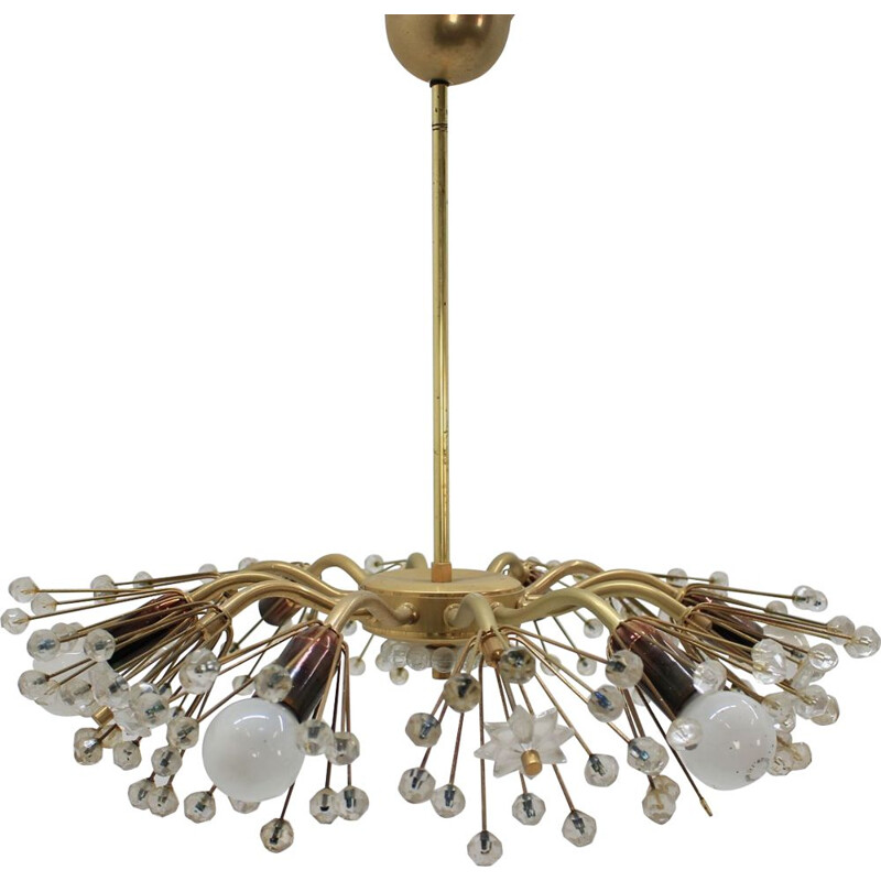 Vintage chandelier Sputnik Emil Stejnar Rupert Nikoll