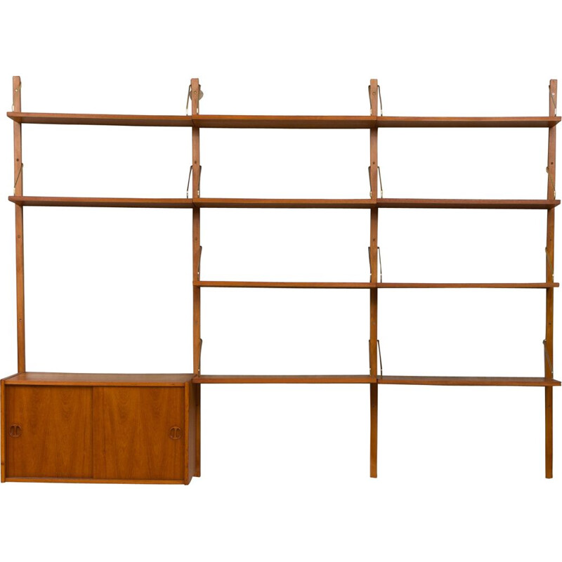 Vintage danish shelf in teak by  Poul Cadovius in the 60s