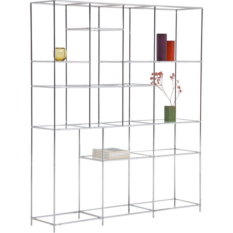 Vintage shelf chrome-plated by Poul Cadovius,1960 