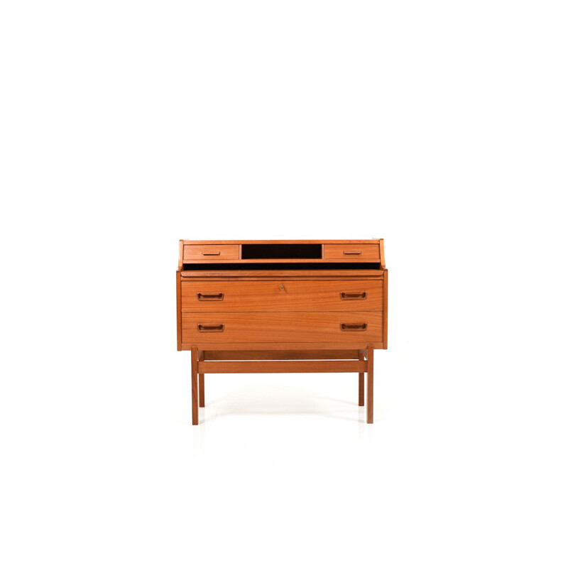 Vintage Arne Wahl Iversen writing cabinet in teak