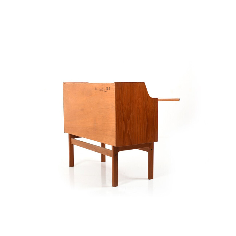 Vintage Arne Wahl Iversen writing cabinet in teak