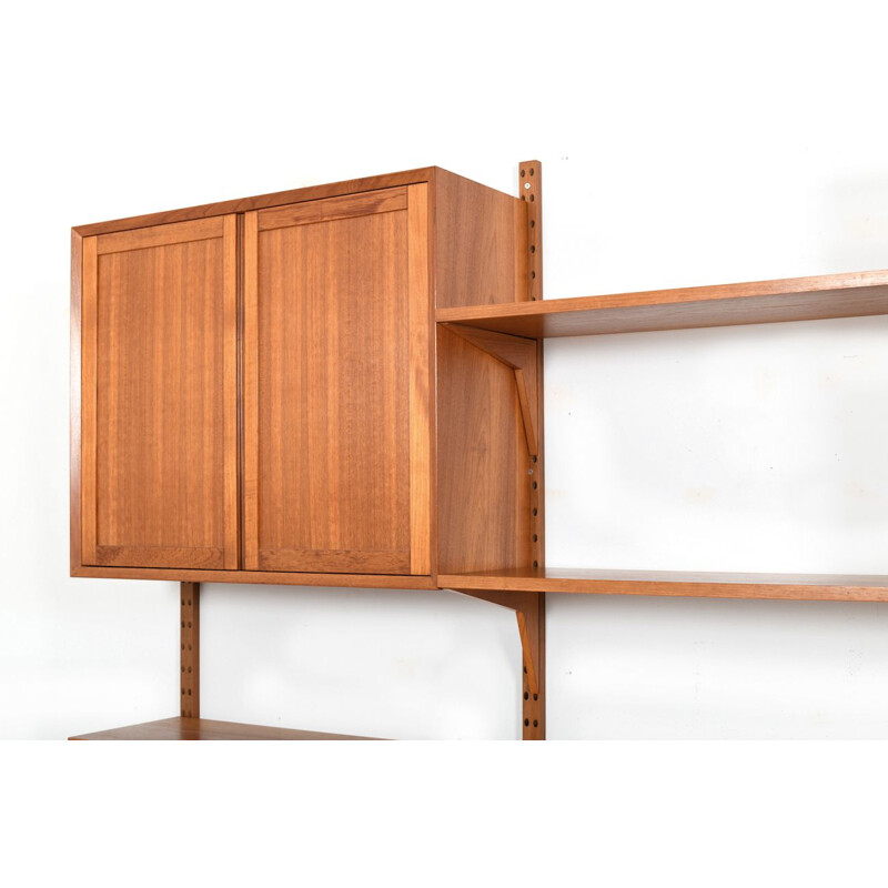 Vintage Poul Cadovius wall system in teak