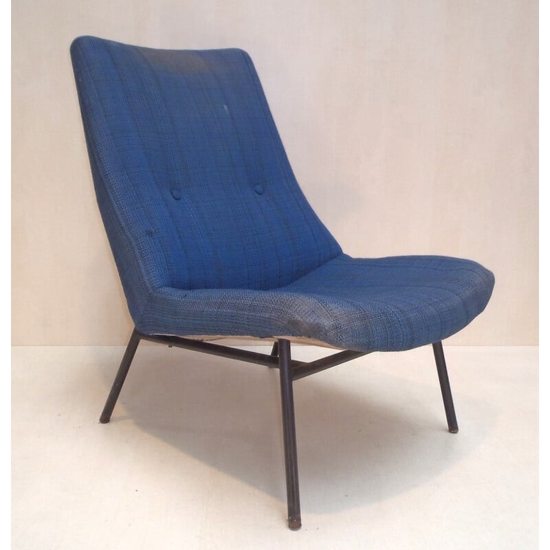 Pair of low chairs SK660, Pierre GUARICHE - 1950s 