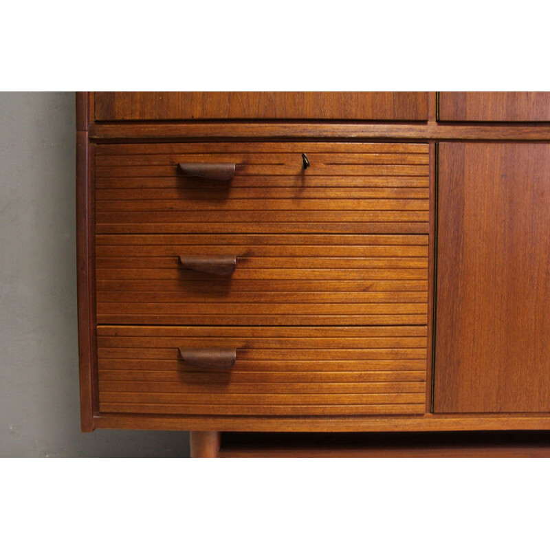 Vintage chest of drawers in teak Stockholm by G. Tietjen for GTV Werkstatten, Germany, 1950s