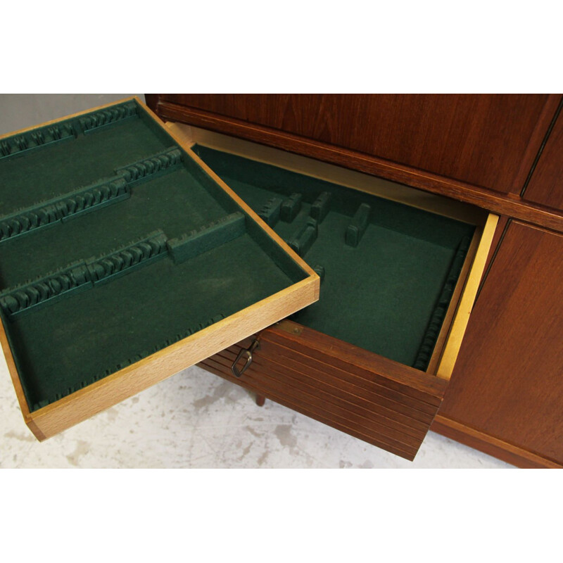 Vintage chest of drawers in teak Stockholm by G. Tietjen for GTV Werkstatten, Germany, 1950s