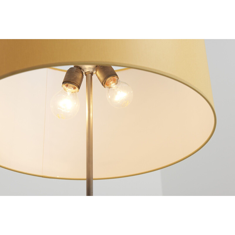 Lampadaire vintage jaune,1960