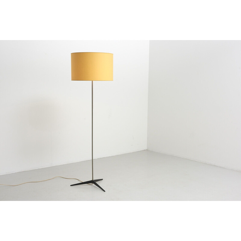 Lampadaire vintage jaune,1960