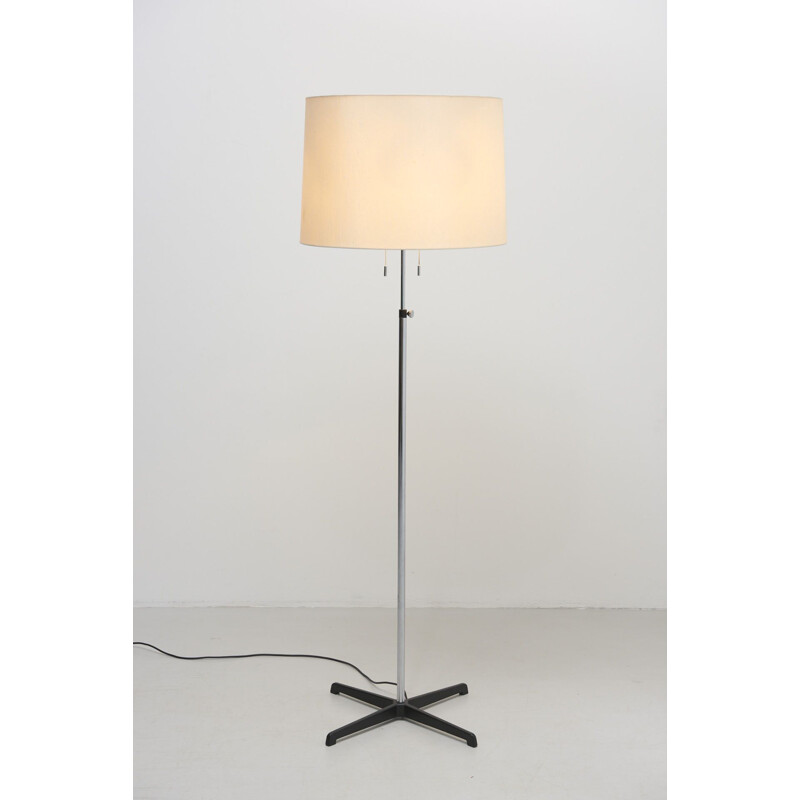 Vintage german floor lamp in white,1960