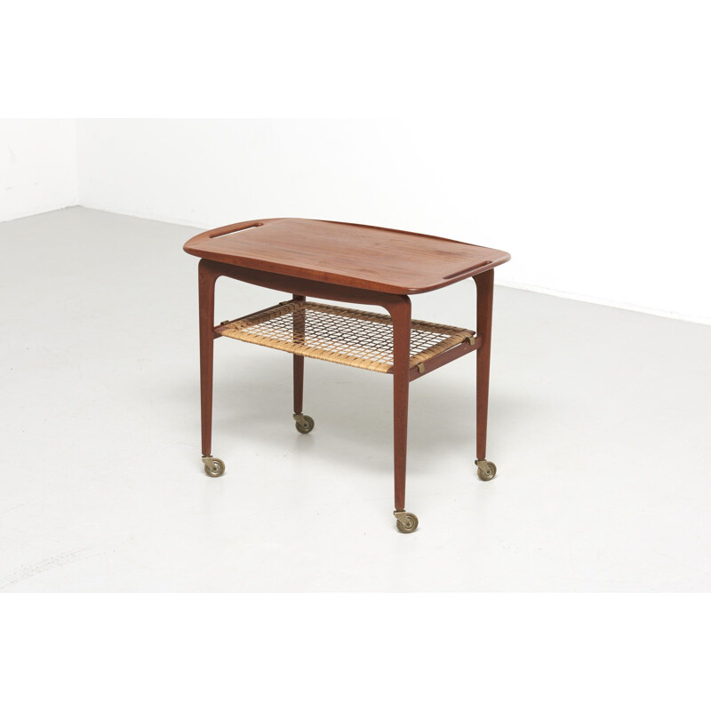 Vintage teak trolley by Johannes Andersen