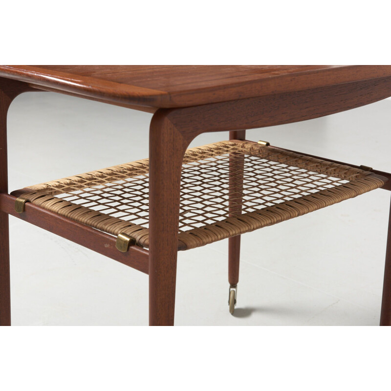 Vintage teak trolley by Johannes Andersen