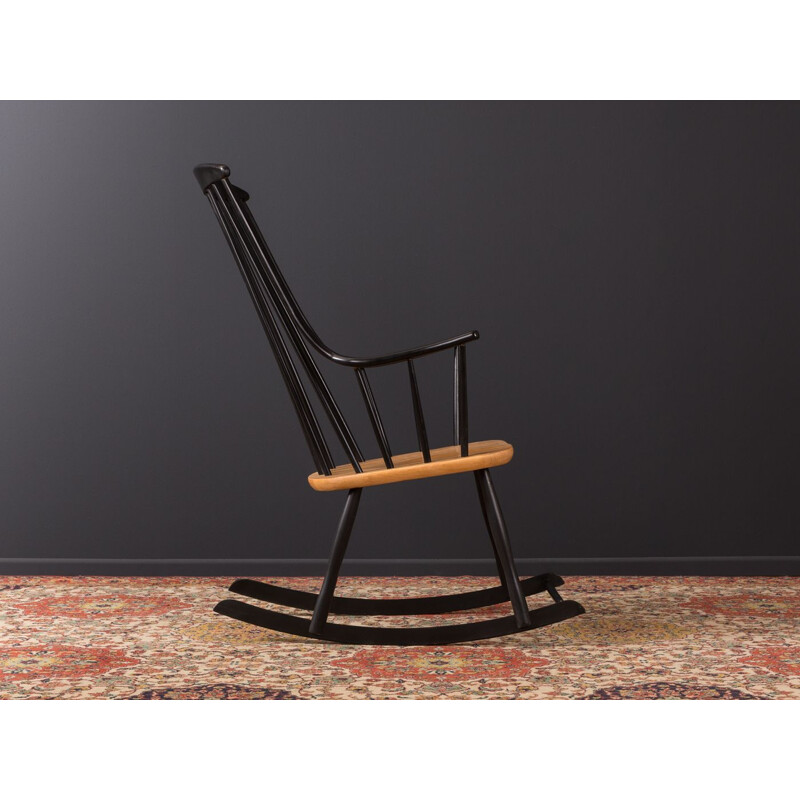 Rocking chair noir par Lena Larsson pour Nesto