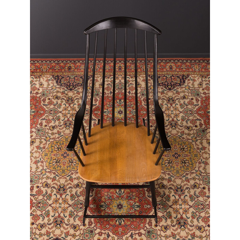 Black rocking chair by Lena Larsson for Nesto