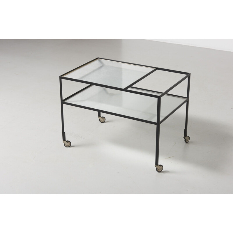 Vintage service trolley by Herbert Hirche