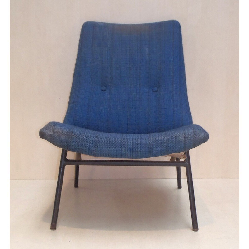 Pair of low chairs SK660, Pierre GUARICHE - 1950s 