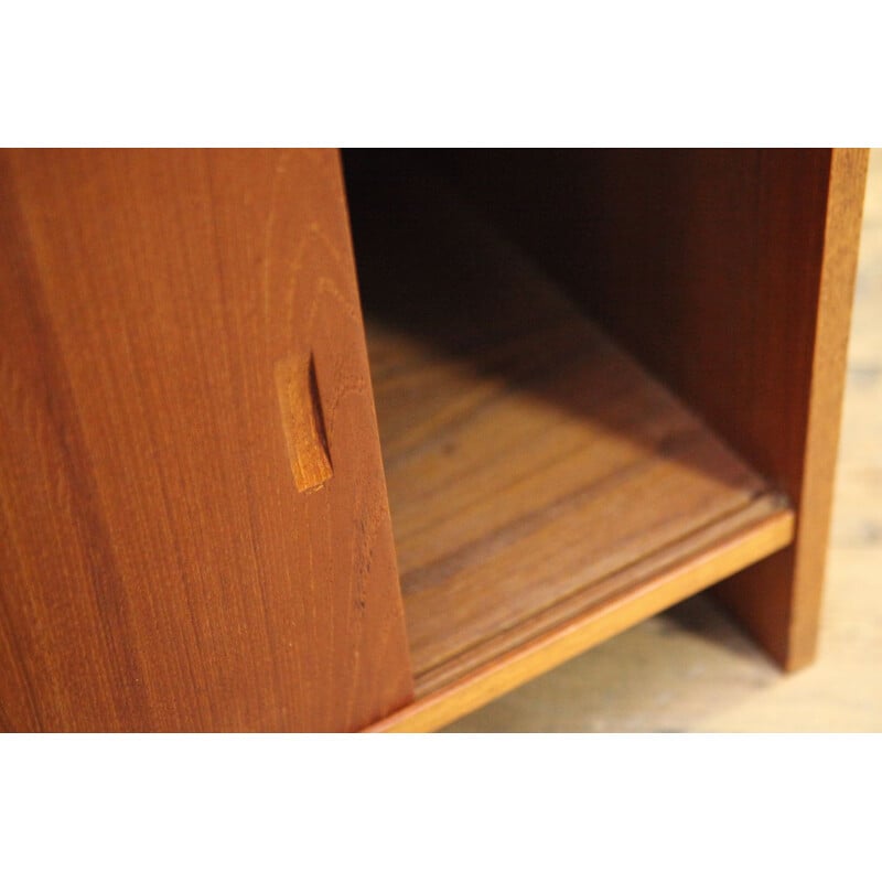 Vintage teak bookcase by Cadovius for KLM 1960