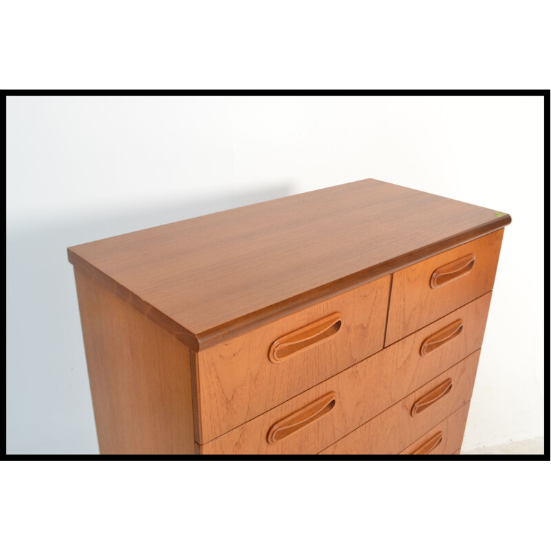 Vintage Meredew 6 chest of drawers in teak 1960