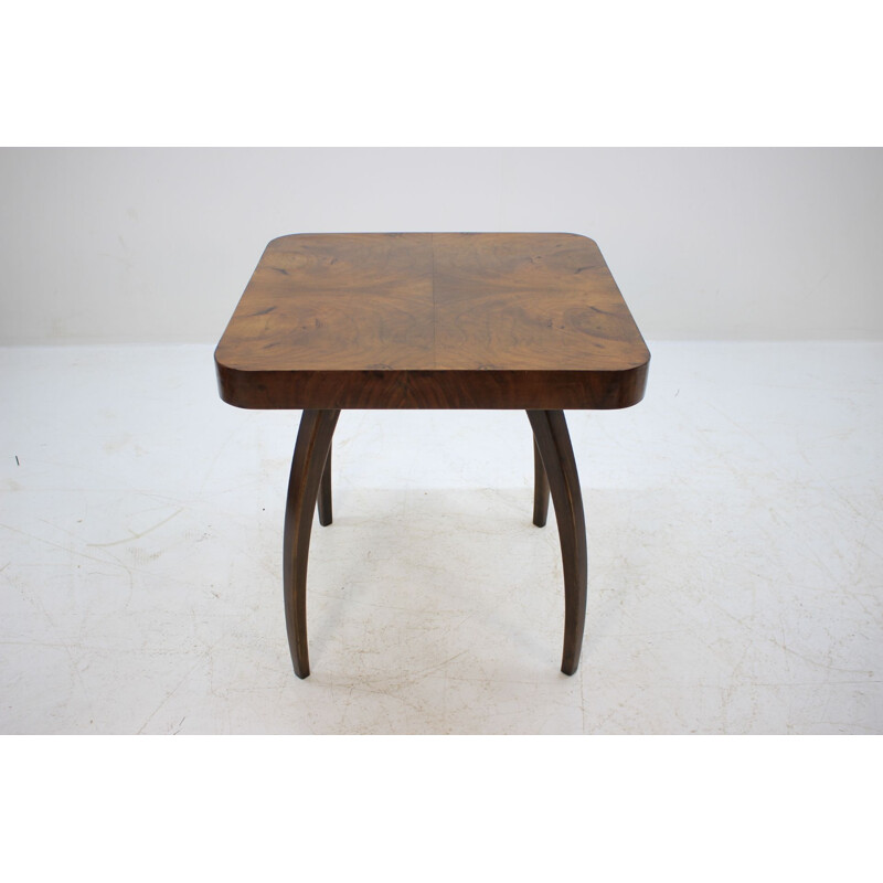 Vintage wooden coffee table by Jindřich Halabala, Czechoslovakia 1930
