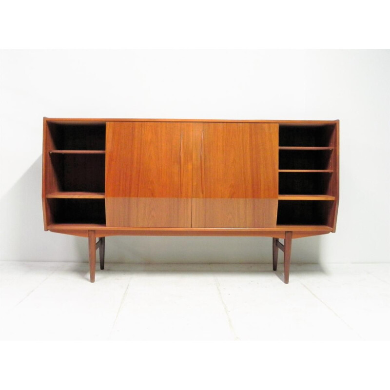 Vintage sideboard in teak and rosewood, Scandinavian 