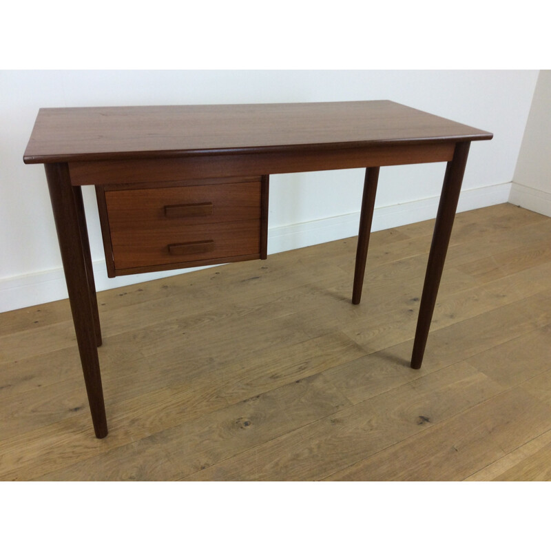 Vintage desk in teak by VI-MA Mobler, Danish, circa 1960