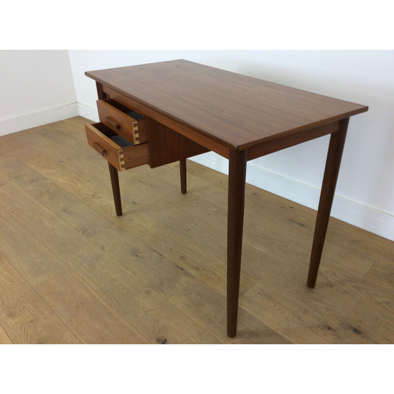 Vintage desk in teak by VI-MA Mobler, Danish, circa 1960