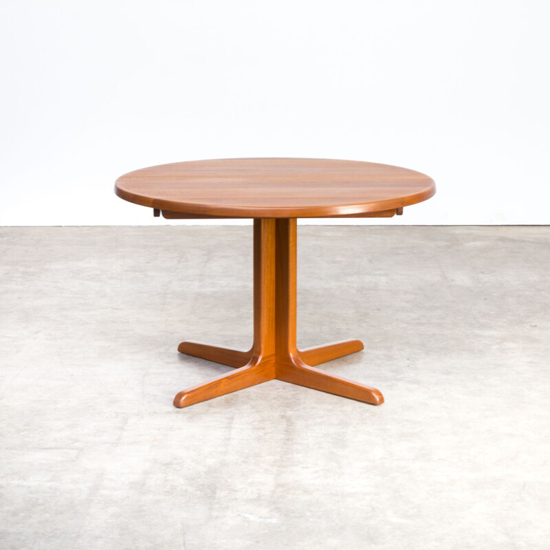 Table à repas vintage, extensible, Niels Bach, années 1960 