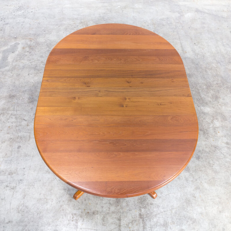 Vintage dining table, extendable, Niels Bach, 1960s 