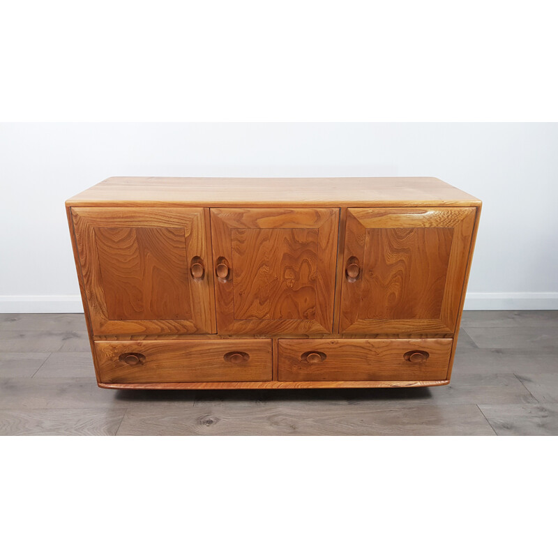 Vintage Sideboard in elm, No.2 by Lucian Ercolani for Ercol, English, 1960s