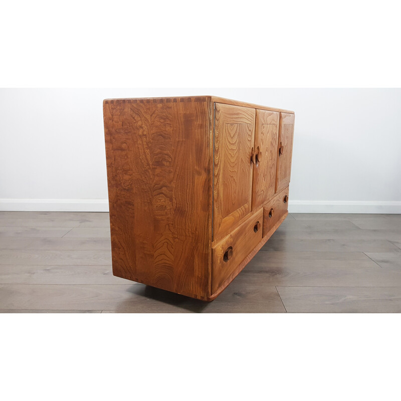 Vintage Sideboard in elm, No.2 by Lucian Ercolani for Ercol, English, 1960s
