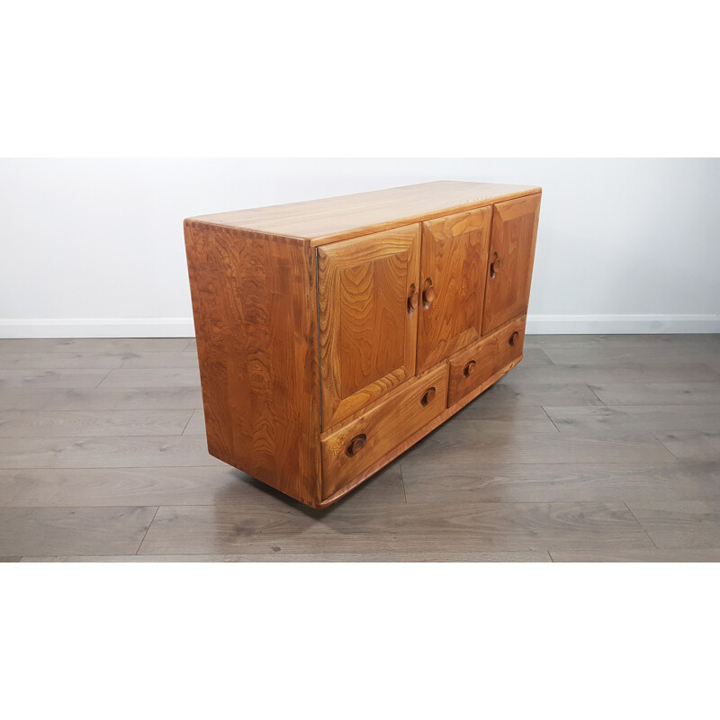 Vintage Sideboard in elm, No.2 by Lucian Ercolani for Ercol, English, 1960s