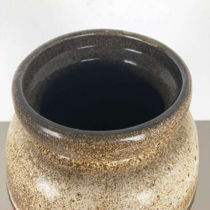 Vintage vase Extra Large Floor Fat Lava 284-47 by Scheurich, Germany, 1970s