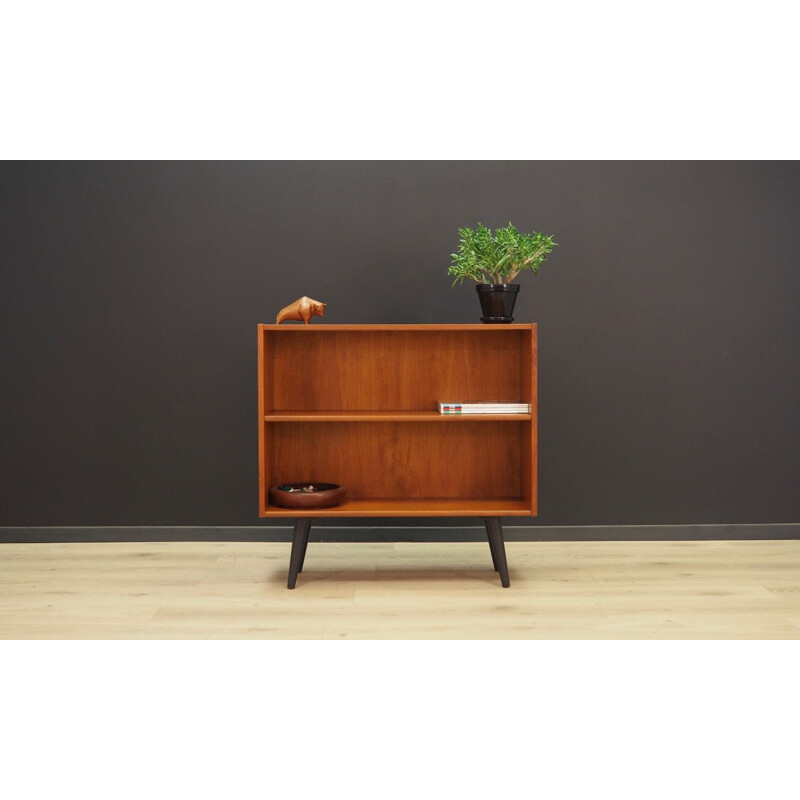 Vintage bookcase in teak, design retro, Scandinavian