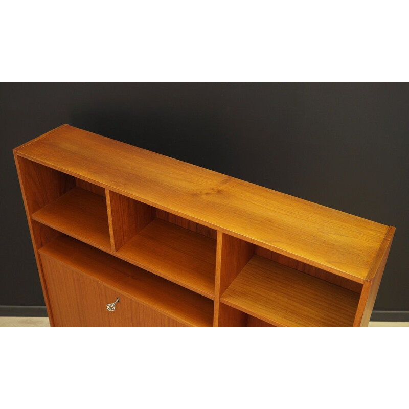 vintage bookcase in teak, classic retro, Danish, 1960s