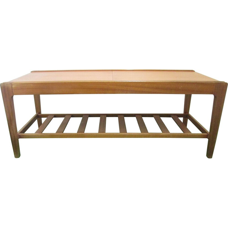 Extendable coffee table in teak by Remploy