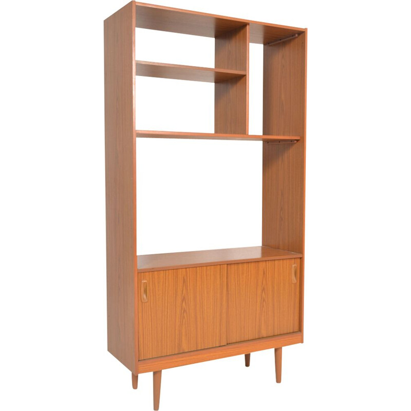 Vintage danish bookcase in formica 1970