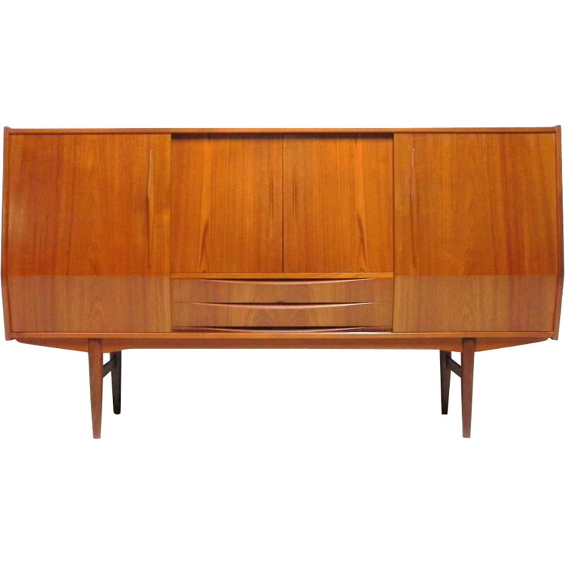 Vintage sideboard in teak and rosewood, Scandinavian 