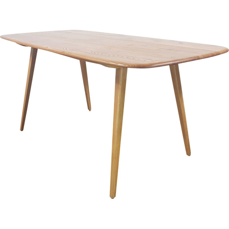 Vintage Dining Table in elm by Lucian Ercolani for Ercol, 1960s