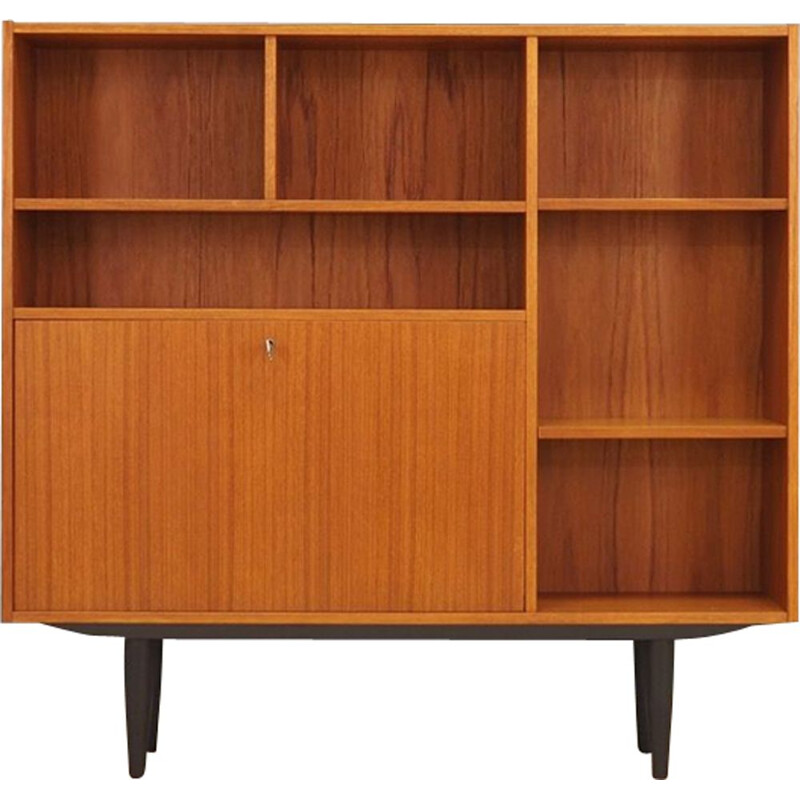 vintage bookcase in teak, classic retro, Danish, 1960s