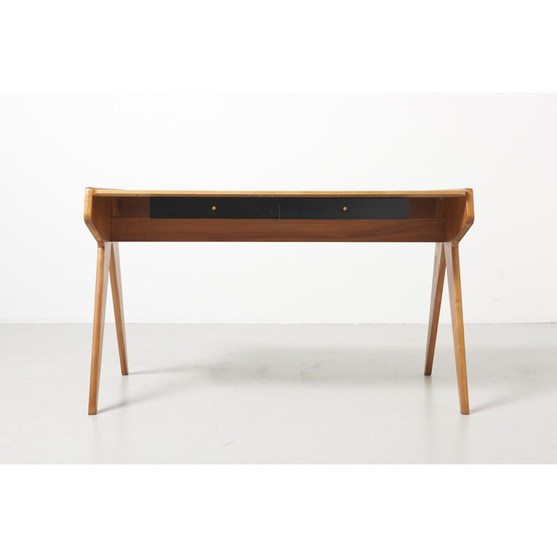 Bureau vintage en frêne par Helmut Magg