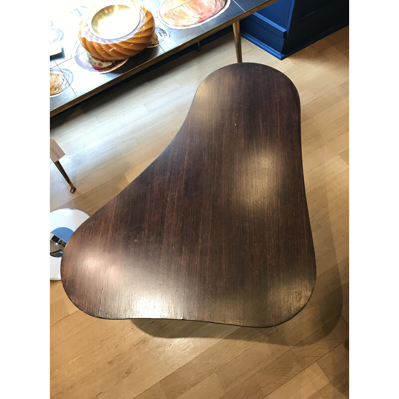 Vintage wooden Boomerang coffee table