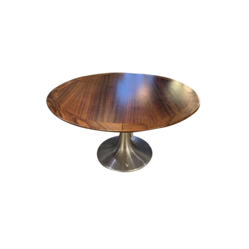 Coffee table in rosewood by Eero Saarinen