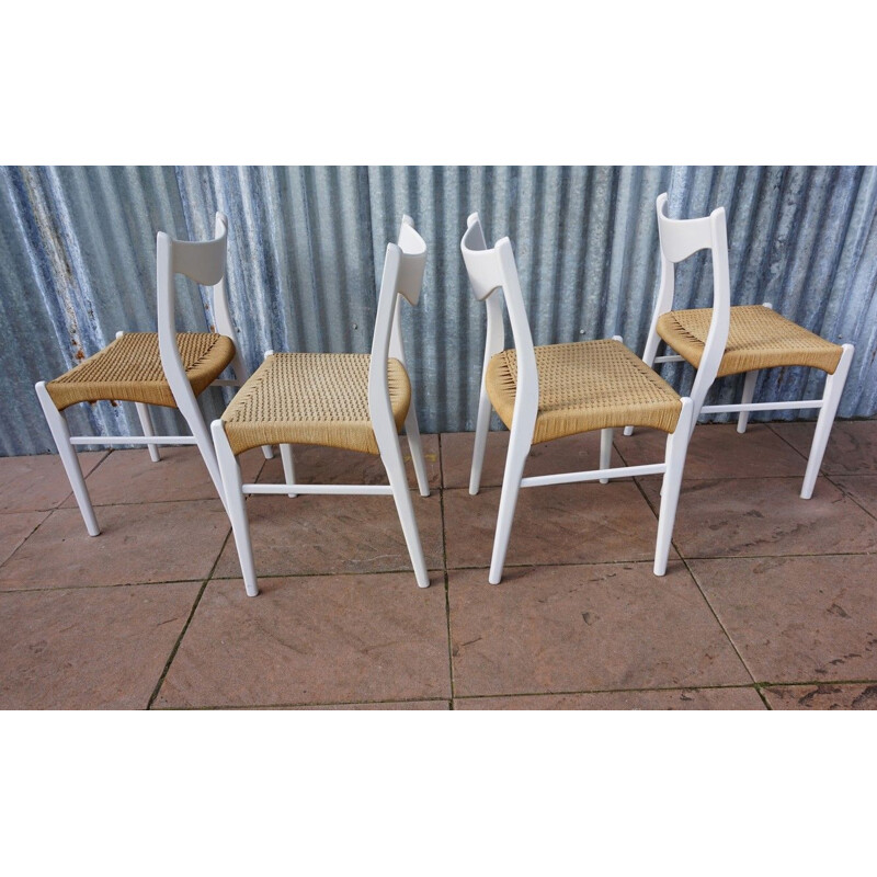 Set of 4 dining chairs by Peder Kristensen
