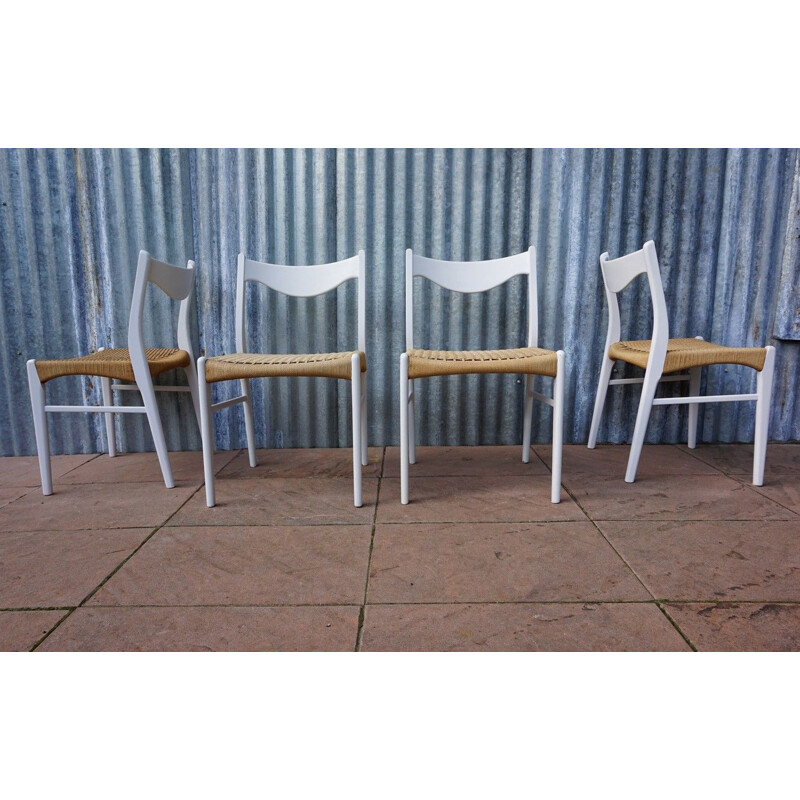 Set of 4 dining chairs by Peder Kristensen