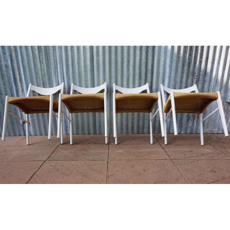 Set of 4 dining chairs by Peder Kristensen