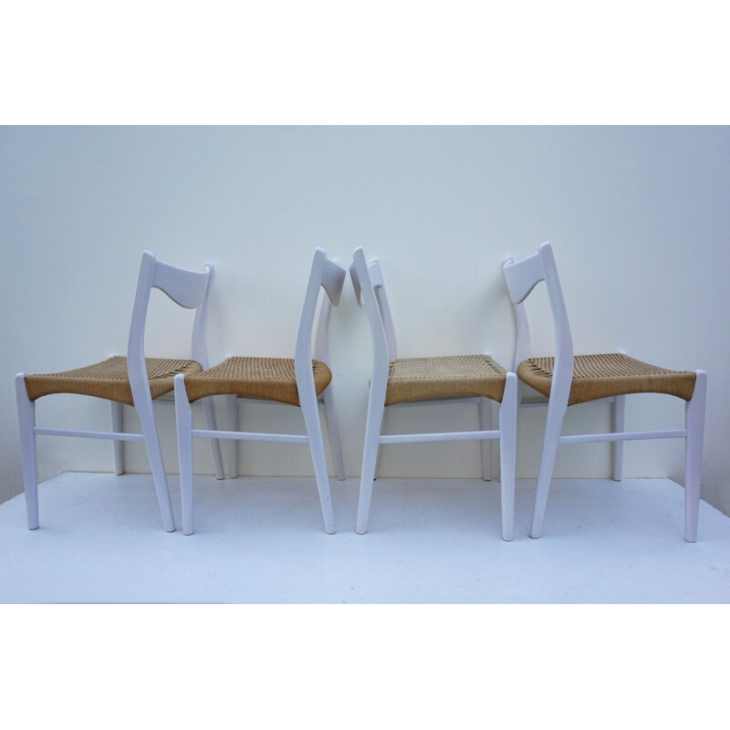 Set of 4 dining chairs by Peder Kristensen