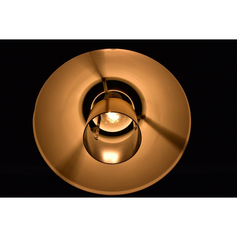 Golden pendant lamp by Jo Hammerborg for Fog & Mørup