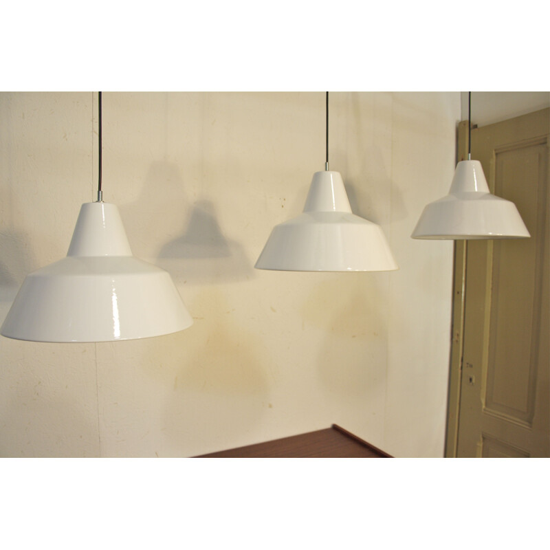 White pendant lamp by Louis Poulsen