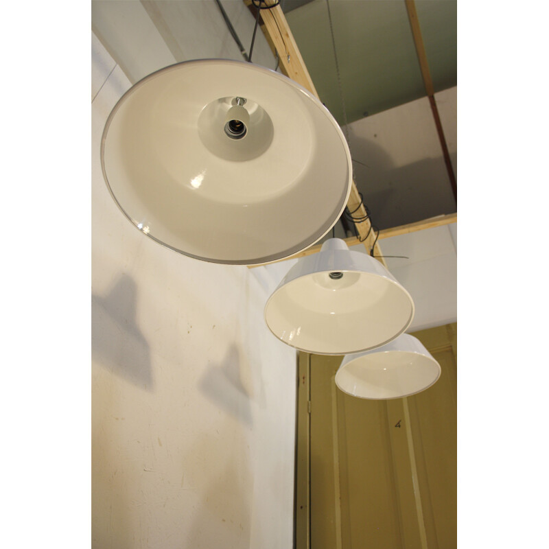 White pendant lamp by Louis Poulsen