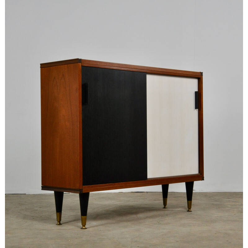 Vintage sideboard in teak by cees braakman for Pastoe 1960s